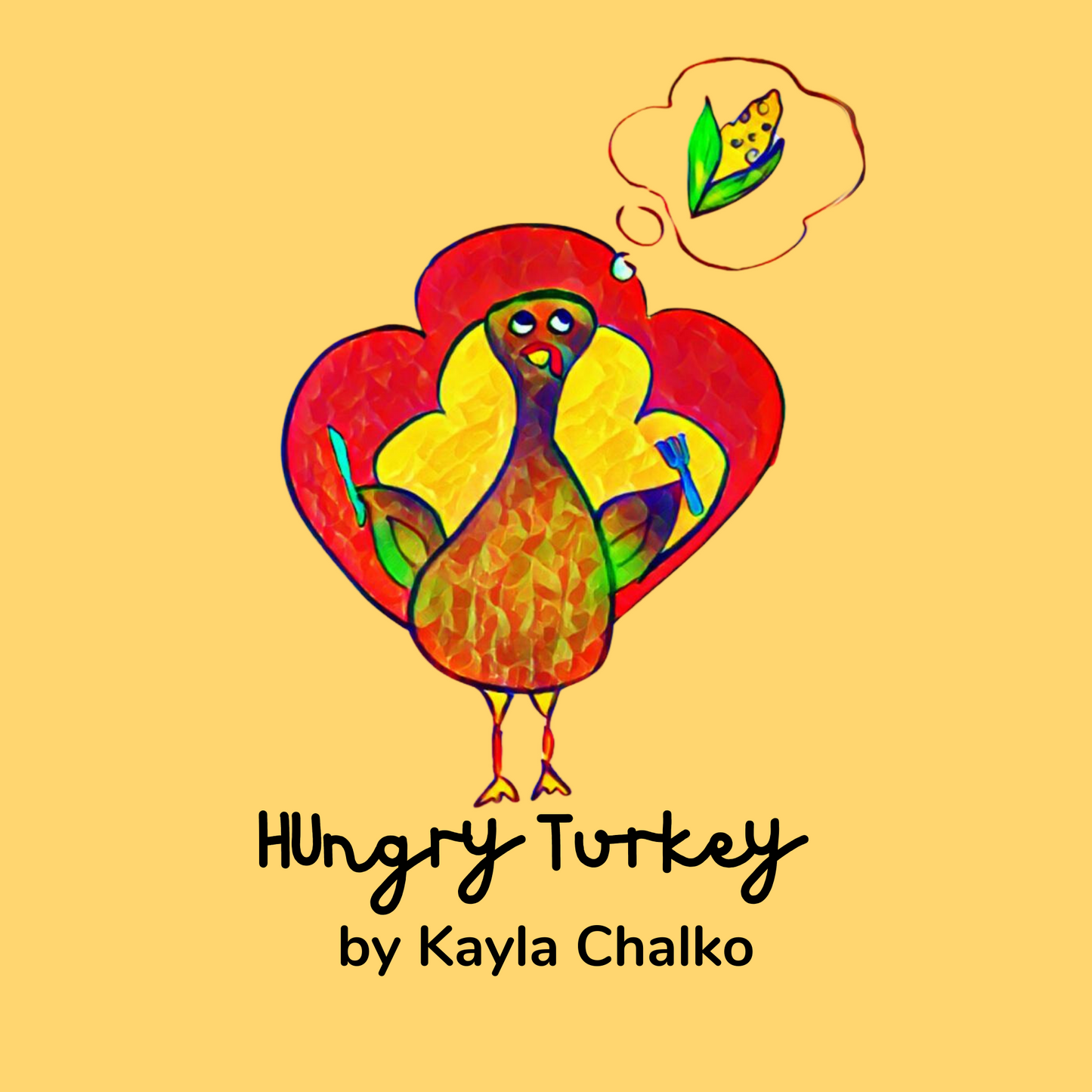 "Hungry Turkey" Digital Children's Book for Speech Therapy - Printable