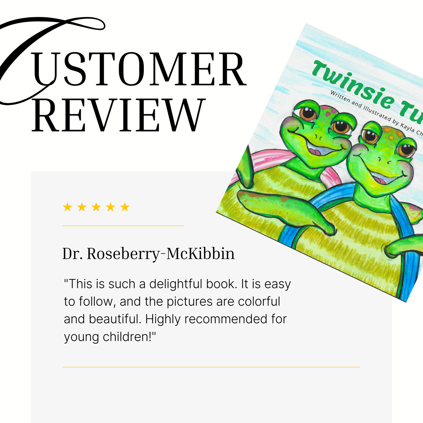 "Twinsie Turtles" Children's Book